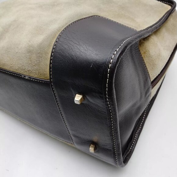 LOEWE Amazona Hand Bag Brown Suede Leather - Picture 6 of 9